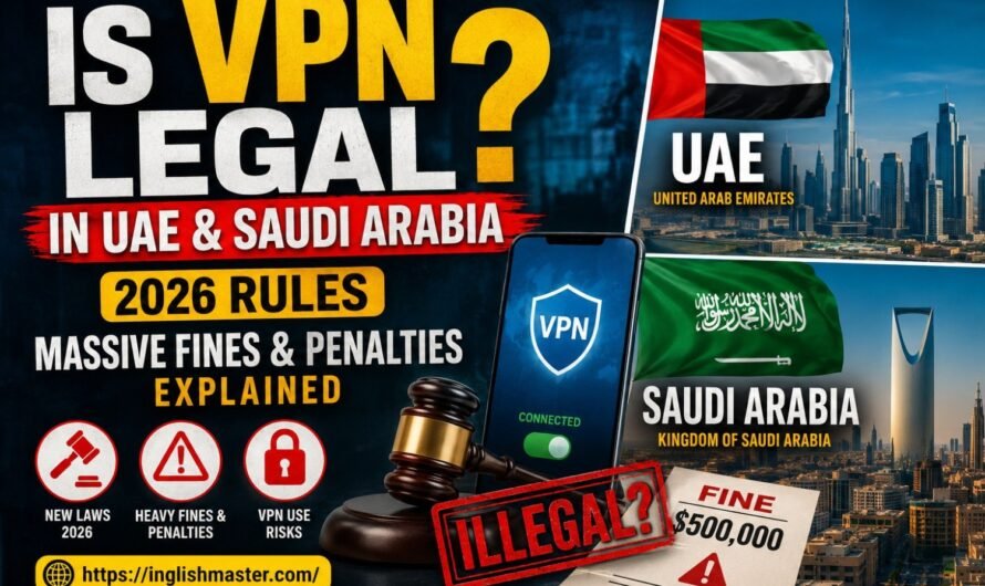 Is VPN Legal in UAE & Saudi Arabia? 2026 Rules, Massive Fines & Penalties Explained – Burjpro50